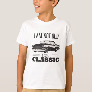 T-shirt Je ne suis pas vieux Je suis classique