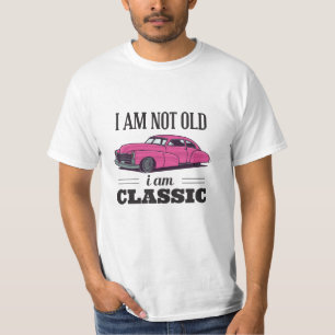 T-shirt Je ne suis pas vieux Je suis classique