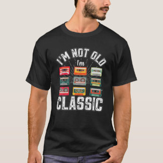T-shirt JE NE SUIS PAS VIEUX JE SUIS CLASSIQUE Cassette Gr