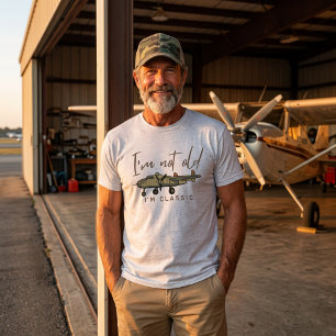 T-shirt Je ne suis pas vieux, je suis classique Pilote d'a