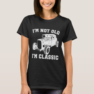 T-shirt Je ne suis pas vieux Je suis Clic Vintage Vieux Vo