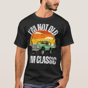 T-shirt Je Ne Suis Pas Vieux Je Suis Drôle Vintage