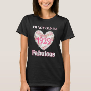 T-shirt Je ne suis pas vieux Je suis fabuleux Vintage Flor