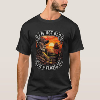 T-shirt Je ne suis pas vieux, je suis un classique Boot Sh