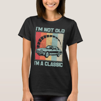 T-shirt Je ne suis pas vieux Je suis un classique -JAGUAR 