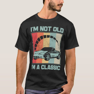T-shirt Je ne suis pas vieux Je suis un classique -MAZDA M