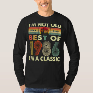 T-shirt Je ne suis pas vieux Je suis un classique Vintage 