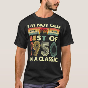 T-shirt Je ne suis pas vieux Je suis un classique Vintage 