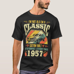 T-shirt Je Ne Suis Pas Vieux Je Suis Un Vintage Né En 1957