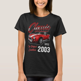 T-shirt Je ne suis pas vieux, je suis une voiture classiqu