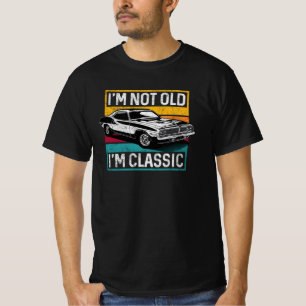 T-shirt Je ne suis pas vieux Je suis Vintage classique voi