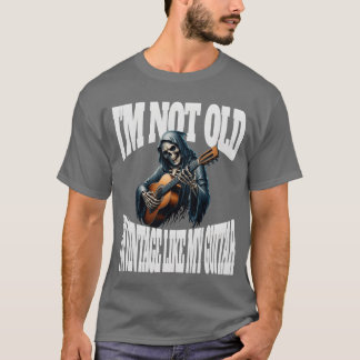 T-shirt Je ne suis pas vieux, je suis vintage comme ma gui