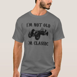 T-shirt Je ne suis pas vieux Je suis Vintage Graphique cla