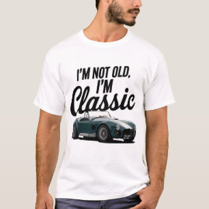 T-shirt Je ne suis pas vieux, je suis Vintage Humour desig