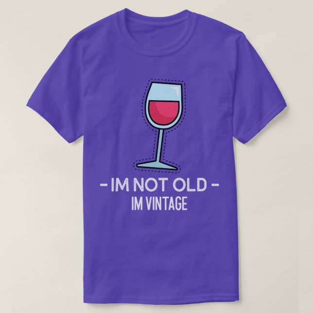 T-shirt Je Ne Suis Pas Vintage (Design devant)