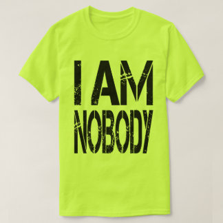 T-shirt Je ne suis personne