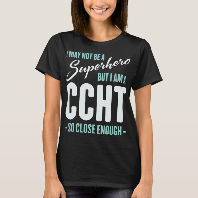 T-shirt Je Ne Suis Peut-Être Pas Un Super-Héros Drôle CCHT (Devant)