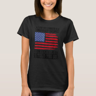 T-shirt Je Ne Suis Plus Un Théoriste Conspirationniste