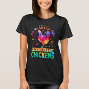 T-shirt Je ne suis qu'une fille de 20 ans qui aime les pou