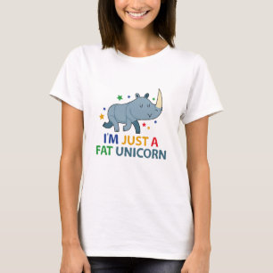 T-shirt Je ne suis qu'une grosse licorne