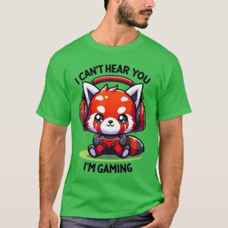 T-shirt je ne t'entends pas je suis en train de jouer drôl