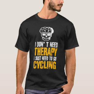T-shirt Je Ne Thérapie Je N'Ai Qu'À Aller À Vélo Fahrradf