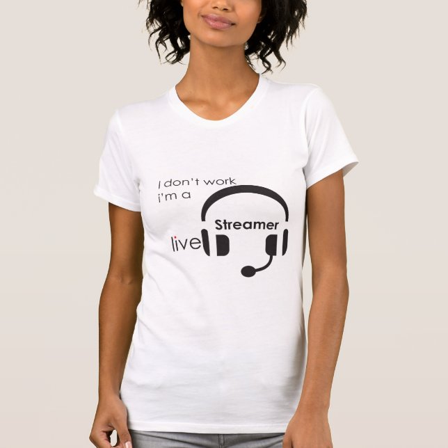 T-shirt je ne travaille pas je suis un diffuseur (Devant)