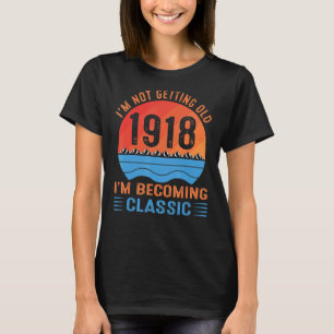 T-shirt Je ne vieillis pas Je deviens classique Vintage 1