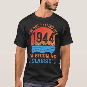 T-shirt Je ne vieillis pas Je deviens classique Vintage 1