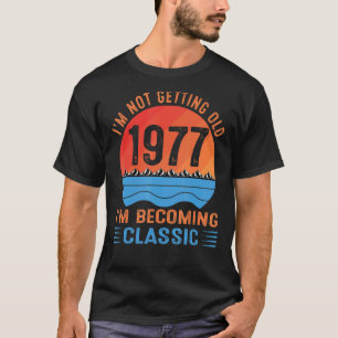 T-shirt Je ne vieillis pas Je deviens classique Vintage 1