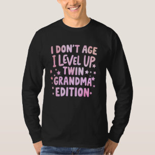 T-shirt Je ne vieillis pas, je monte de niveau Édition gra