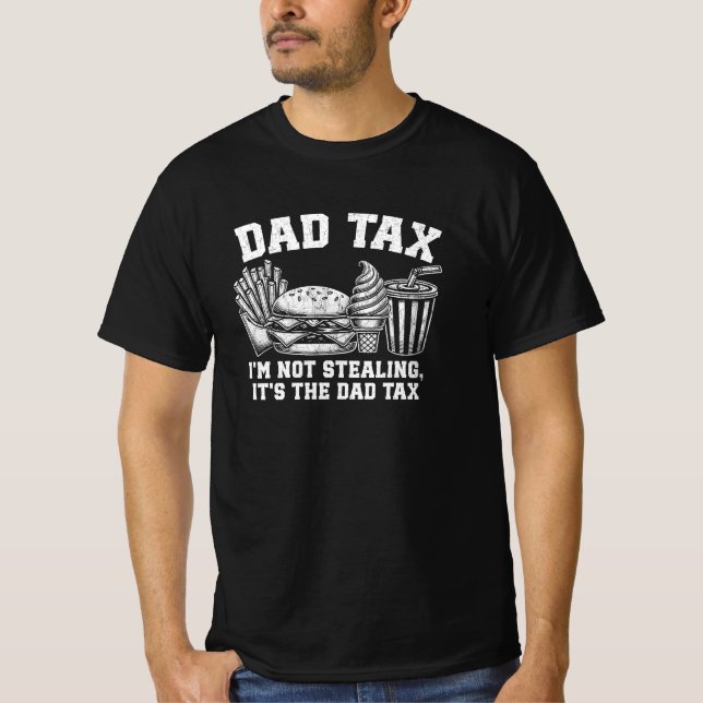 T-shirt Je ne vole pas C'est l'impôt du père (Devant)