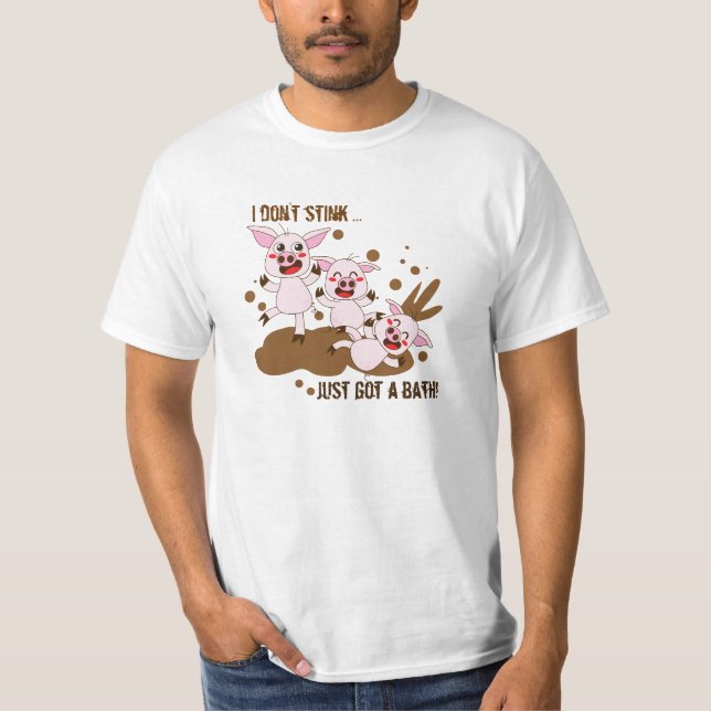 T-shirt Je n'empeste pas des porcs (Devant)