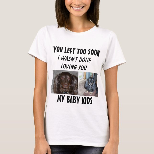 T-shirt Je n'en avais pas fini de t'aimer (Devant)