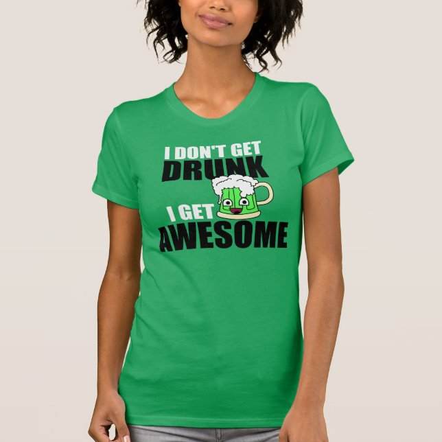 T-SHIRT JE N'OBTIENS PAS BU, JE DEVIENS IMPRESSIONNANT (Devant)