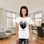 T-shirt Je nom de photo de mon petit ami<br><div class="desc">Ajoutez un nom et une photo à l'intérieur du cadre en forme de cœur.</div>