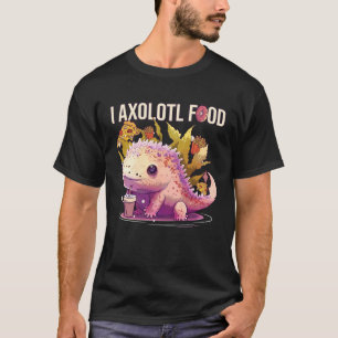 T-shirt Je nourris l'Axolotl Animal aquatique mexicain à p