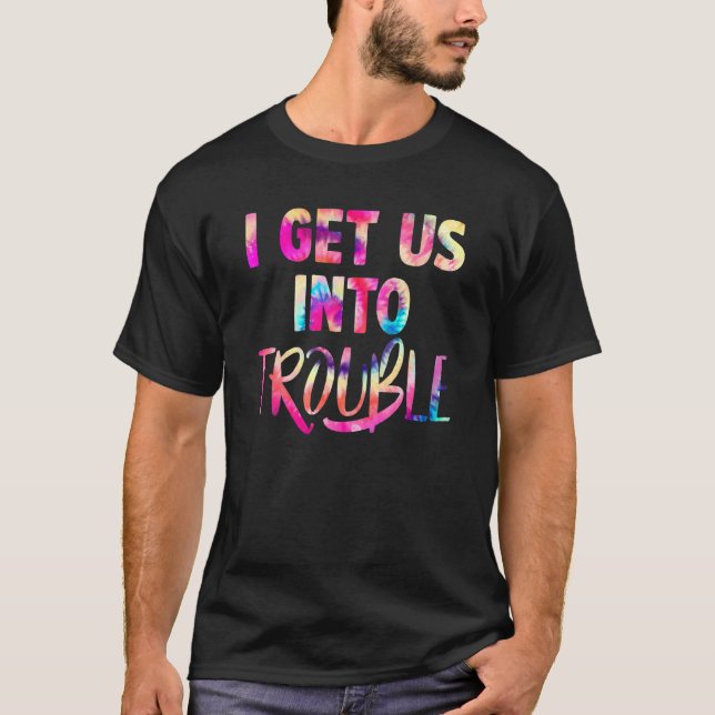 T-shirt Je Nous Amène À Partir De Problèmes Fixés Couples  (Devant)