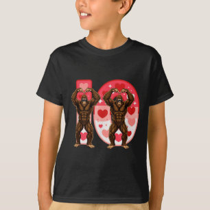 T-shirt Je-o Couples correspondant drôle Bigfoot Dans le M