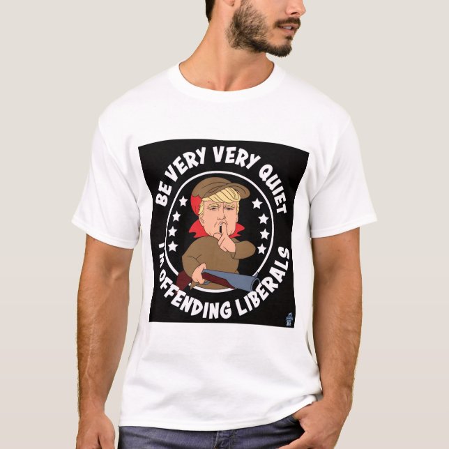 T-shirt Je offense les libéraux (Devant)