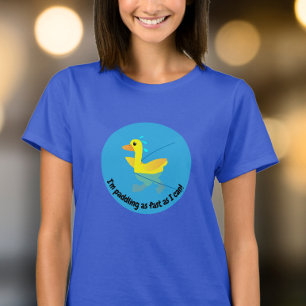 T-shirt Je pagaye aussi vite que je peux Canards Motivatio
