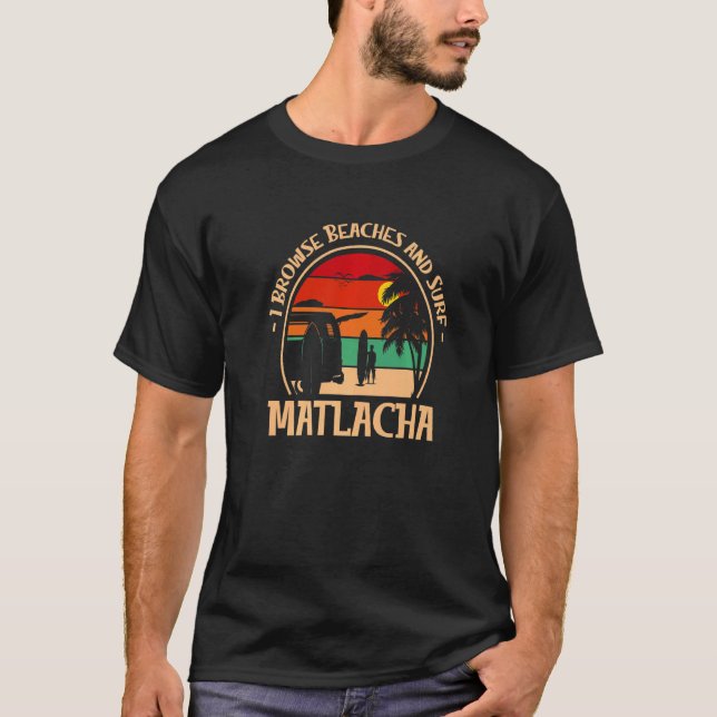 T-shirt Je Parcoure Les Plages Et Le Surf 16 (Devant)