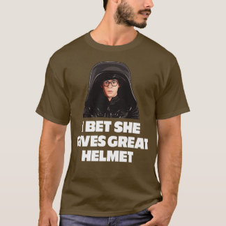 T-shirt Je parie qu'elle donne un grand casque