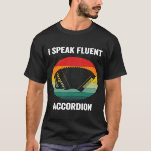 T-shirt Je Parle Accordion Fluent Accordion Air Vintage