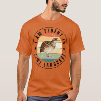T-shirt Je parle couramment la langue de la volaille 12