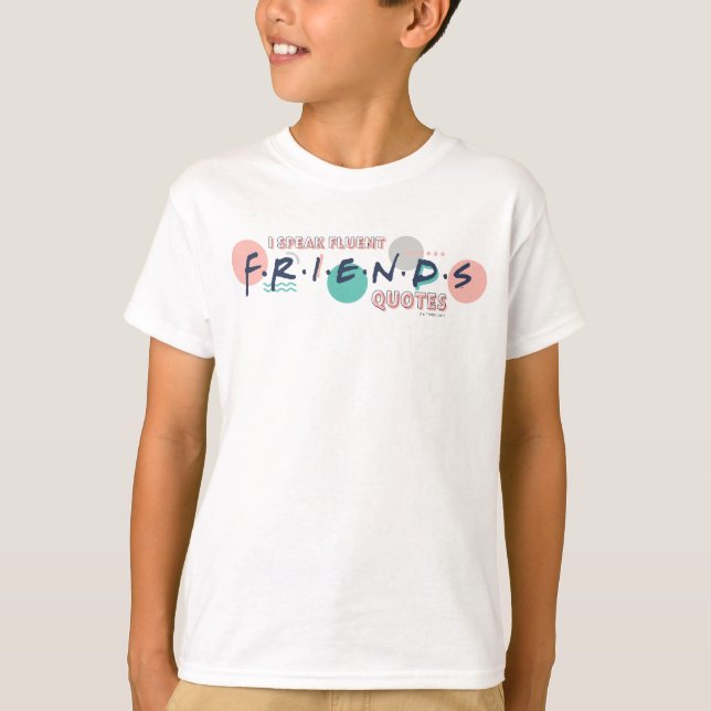 T-shirt Je parle des devis Fluent FRIENDS™ (Devant)