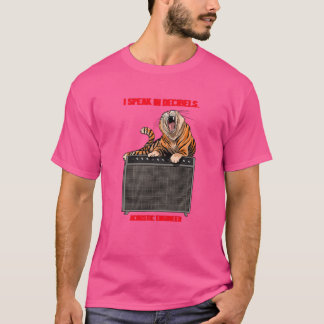 T-shirt Je parle en décibels