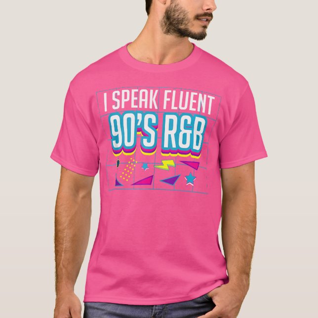 T-shirt Je Parle Fluent 90S Rb Music Lover (Devant)