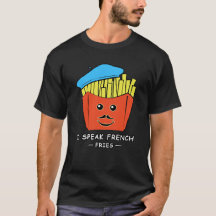 Je parle français (frites) - Jeu de mots drôle