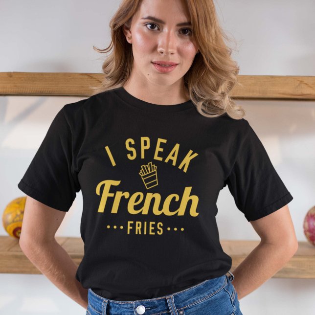 T-shirt Je parle frites (Créateur téléchargé)